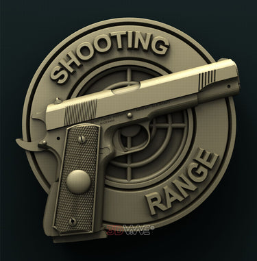 GUN 3D STL 3DWave